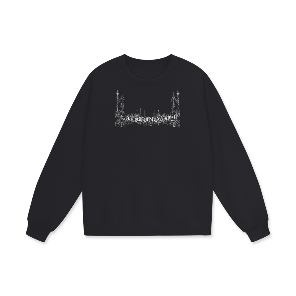 Caliginosity Wide Neck Sweater