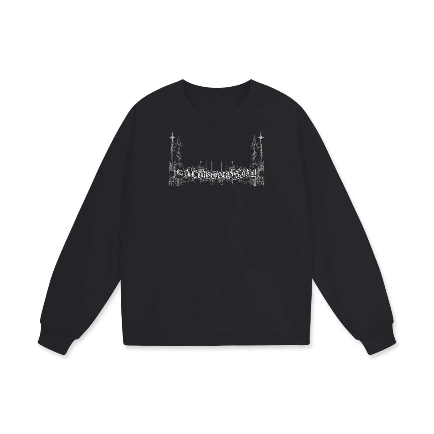 Caliginosity Wide Neck Sweater