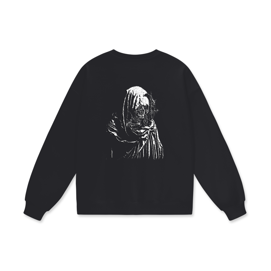 Caliginosity Wide Neck Sweater