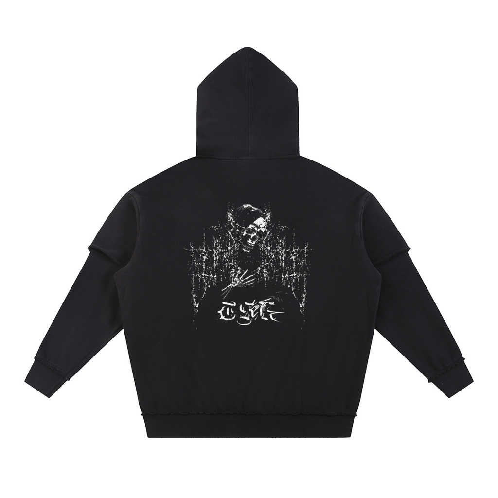 TSK Logo Double-Layered Hoodie