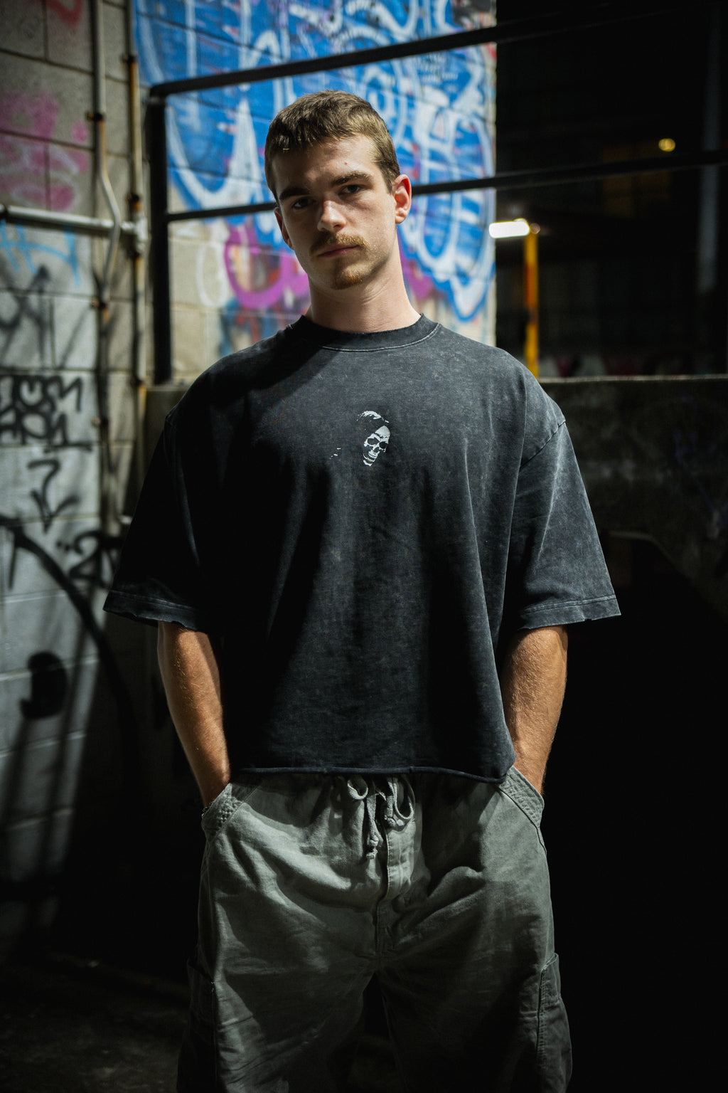 Caliginosity Ripped Boxy Tee