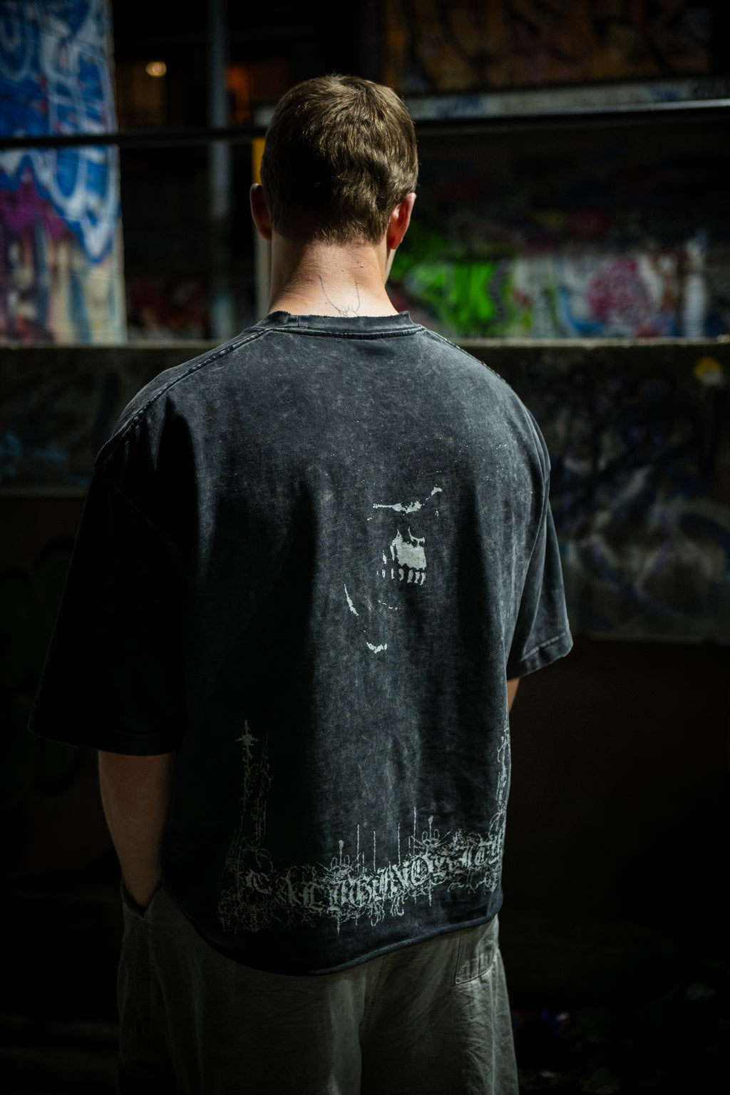 Caliginosity Ripped Boxy Tee