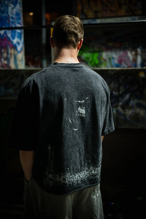 Caliginosity Ripped Boxy Tee