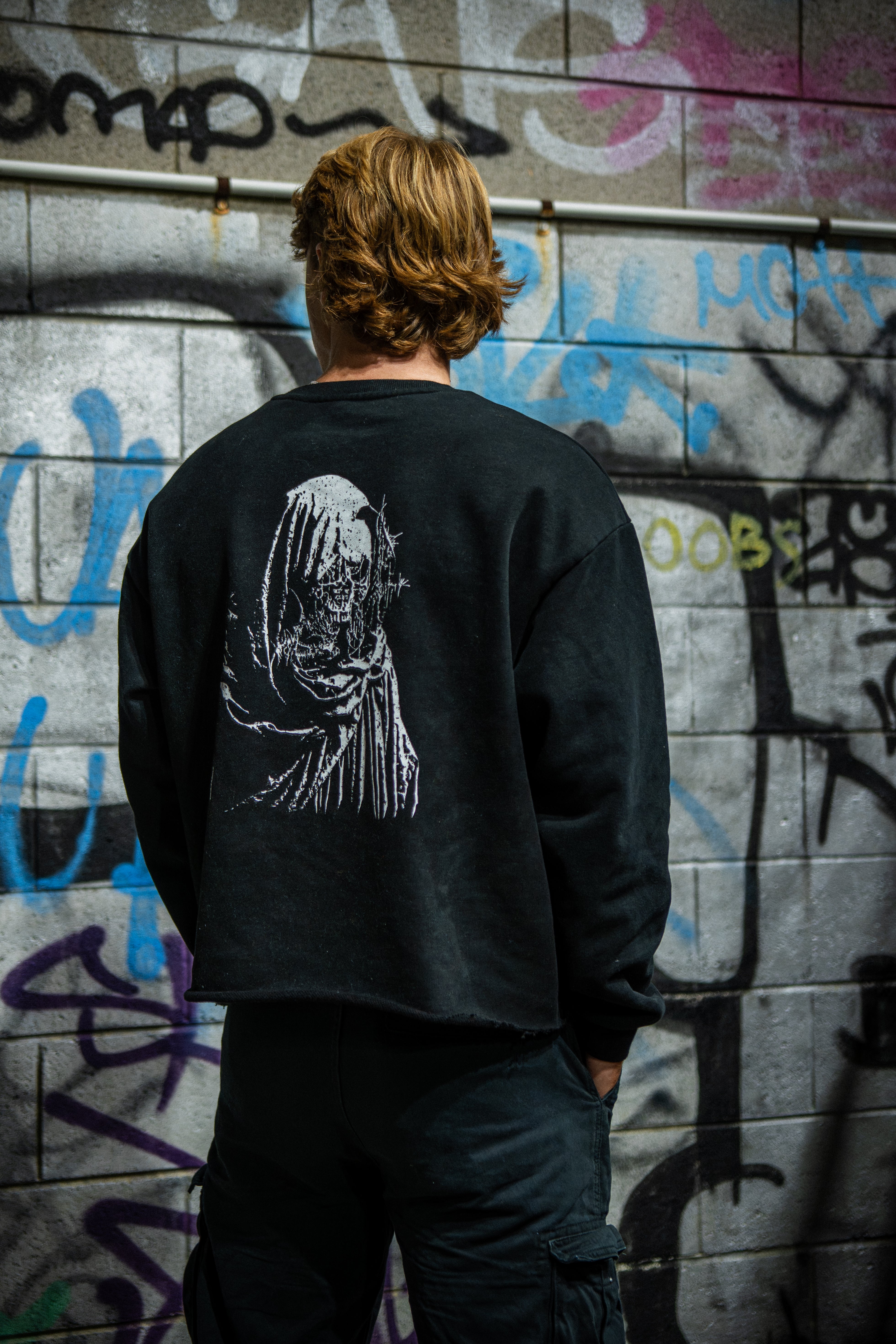 Caliginosity Wide Neck Sweater – TSK
